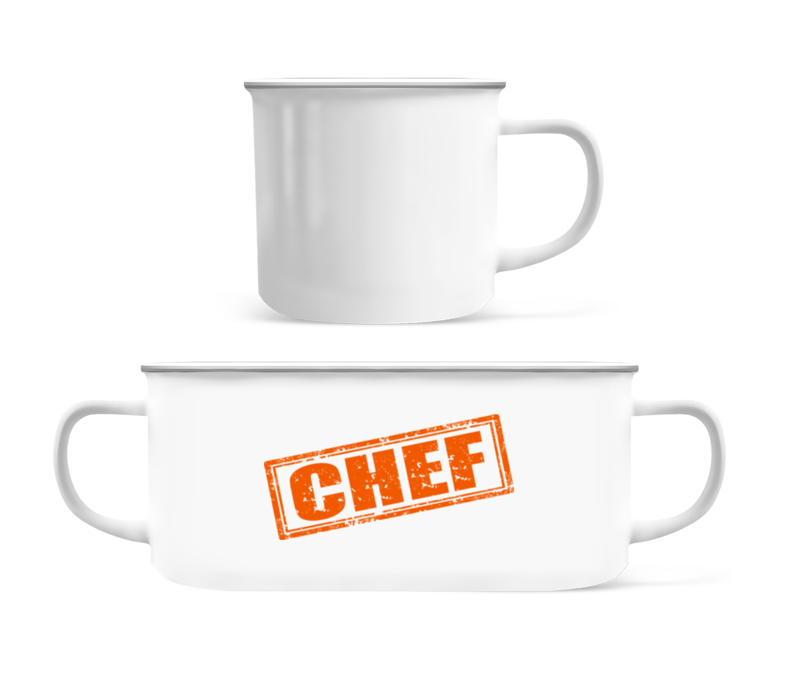 Chef Sign · Tasse Émaillée