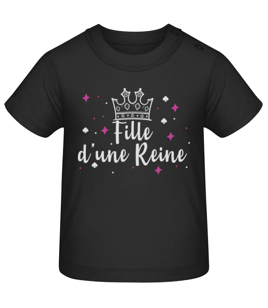 Fille D'une Reine · T-shirt Bio Bébé