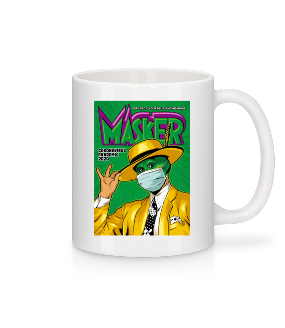 Masker · Mug en céramique blanc