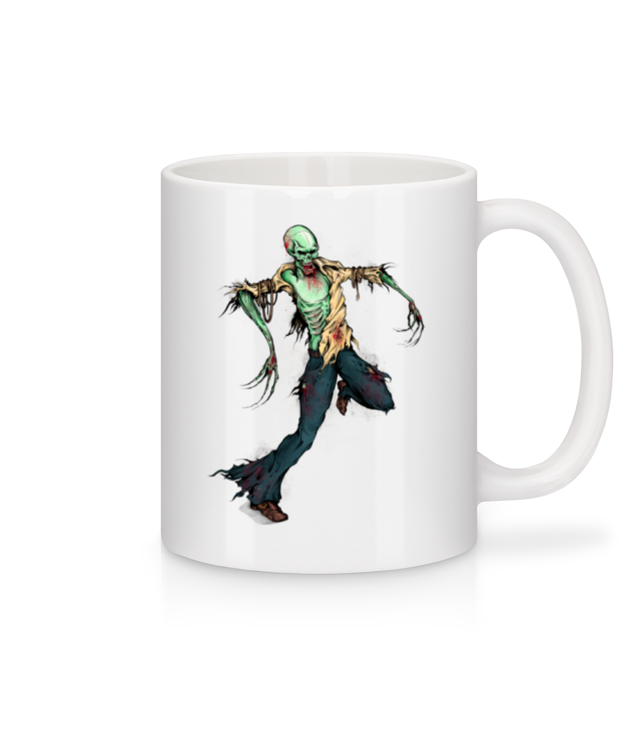 Zombie Effrayant · Mug en céramique blanc