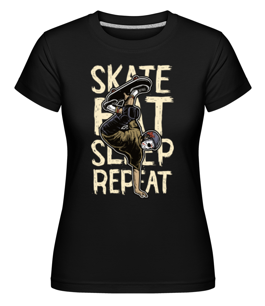 Skate Eat Sleep Repeat ·  T-shirt Shirtinator femme