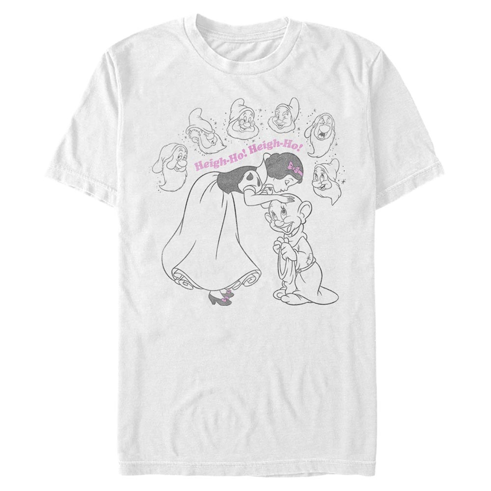 Disney - Blanche-Neige et les Sept Nains - Photo de groupe Heigh-Ho - Homme T-shirt