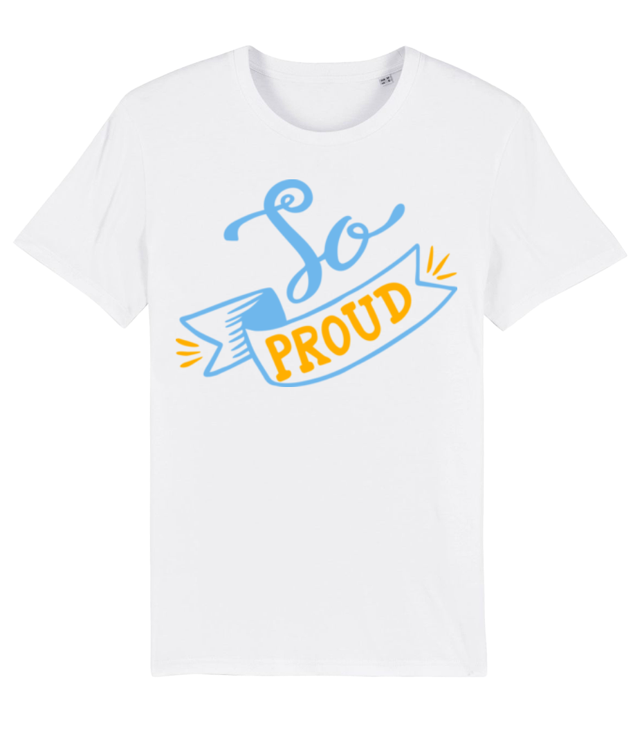 So Proud - T-shirt bio Homme Stanley Stella 2.0 - Blanc - Devant