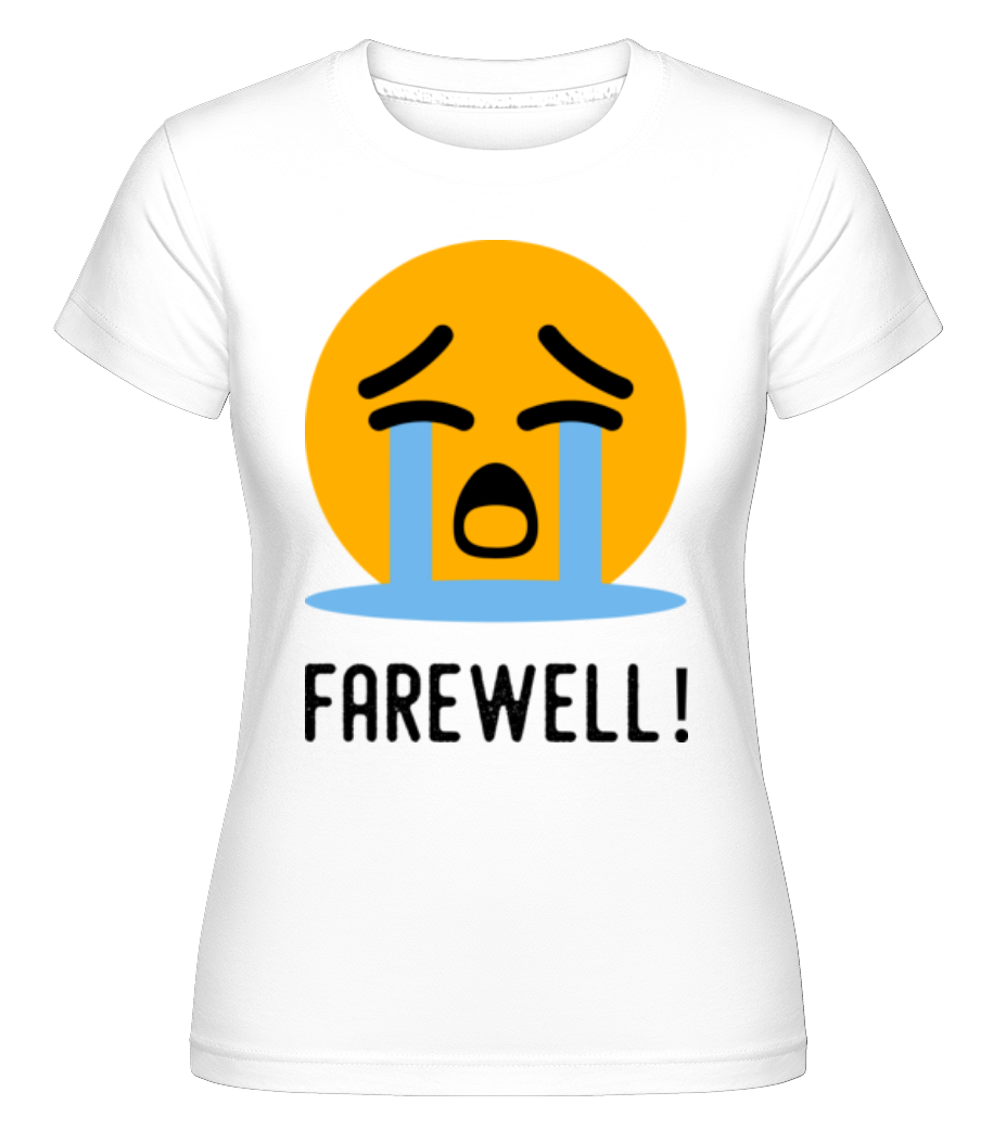Farewell Crying Emoji ·  T-shirt Shirtinator femme