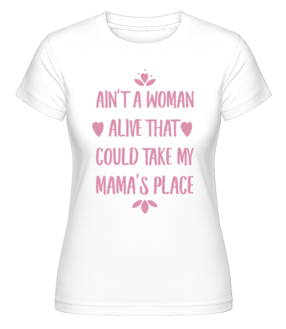 Aperçu: I Love My Mama -  T-shirt Shirtinator femme - Blanc - Devant