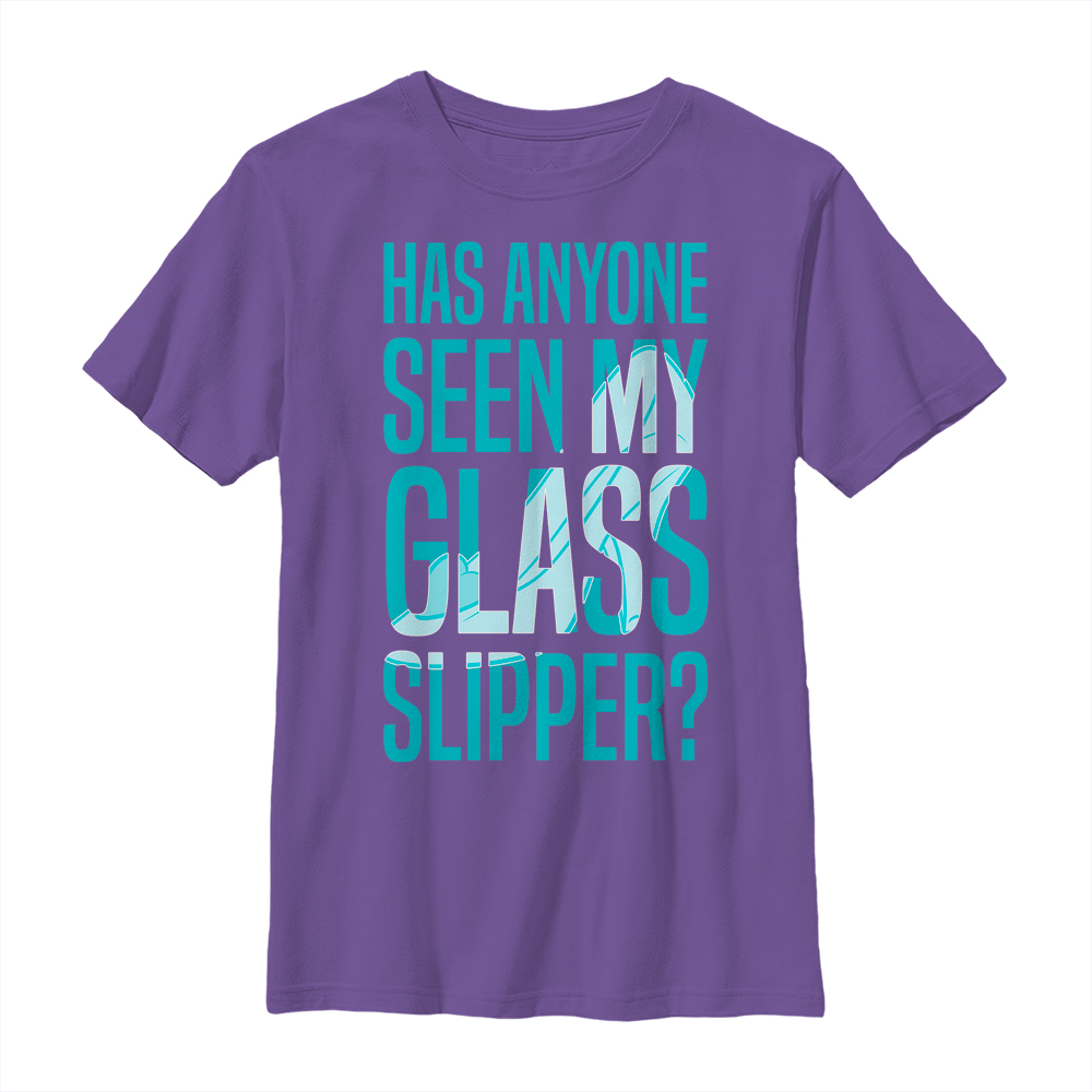 Disney - Cendrillon - Texte Missing Slipper - Enfant T-shirt