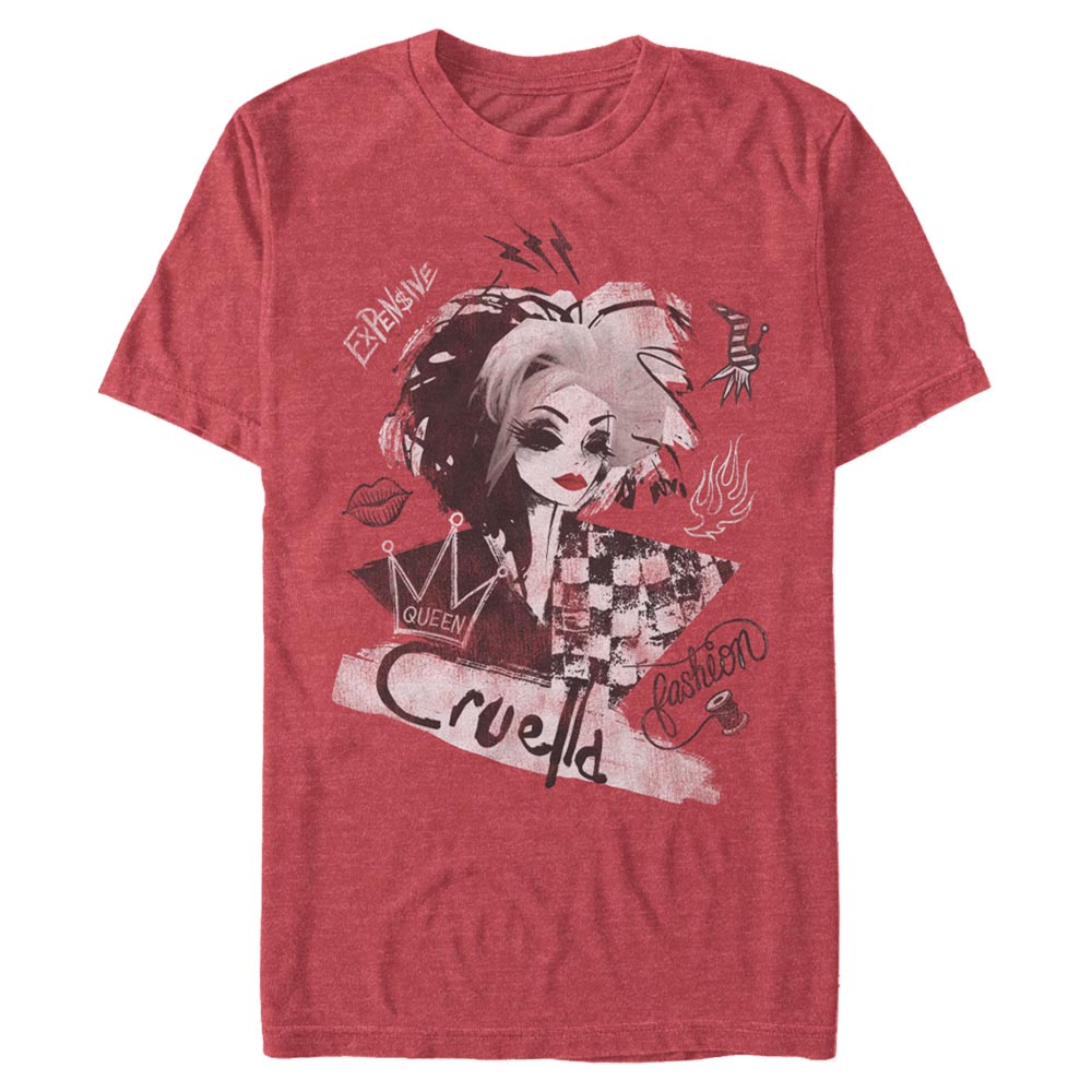 Rouge chiné