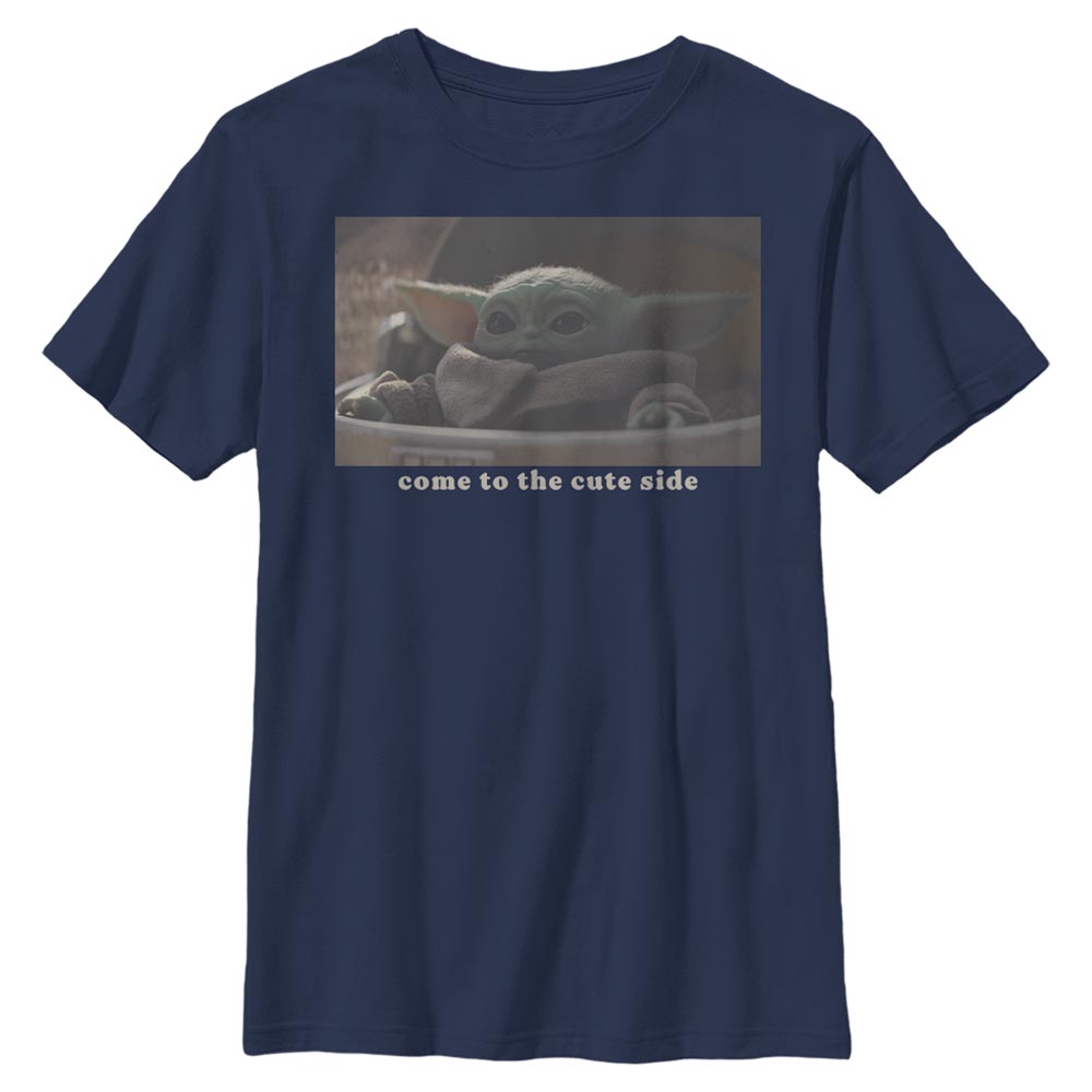 Star Wars - The Mandalorian - L'Enfant Cute Side - Enfant T-shirt