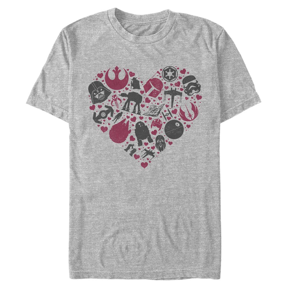 Star Wars - Photo de groupe Heart Icons - Homme T-shirt